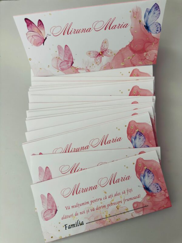 Plicuri personalizate pentru dar – Botez fetiță - imagine 7