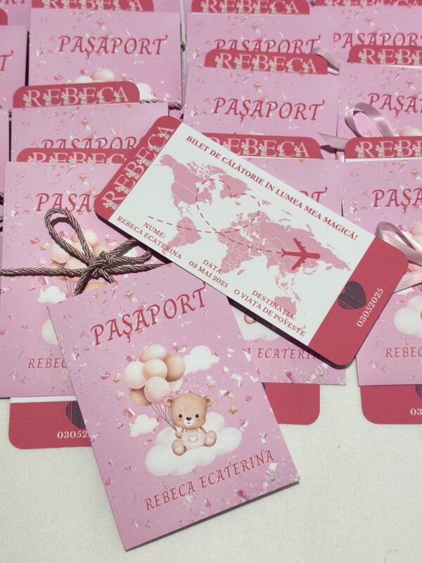 Invitație pașaport – design original pentru evenimente speciale - imagine 12
