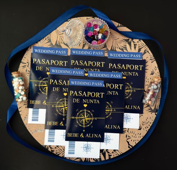 Invitație pașaport – design original pentru evenimente speciale - imagine 8