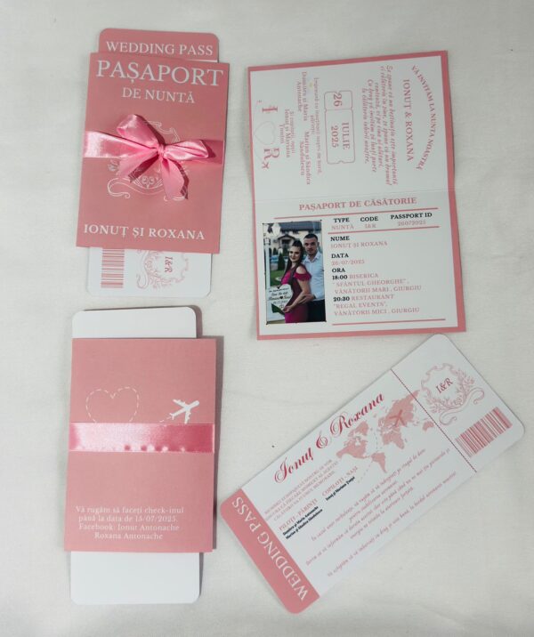 Invitație pașaport – design original pentru evenimente speciale - imagine 7