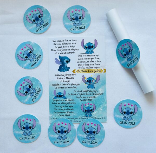 Invitație rulată  – personalizabilă - imagine 10
