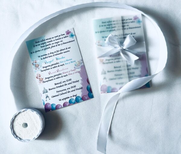 Invitații cu foaie de calc – modele variate și elegante - imagine 12