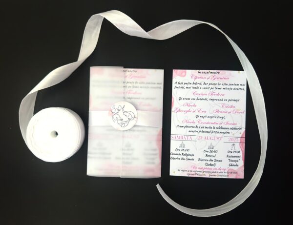Invitații cu foaie de calc – modele variate și elegante - imagine 4