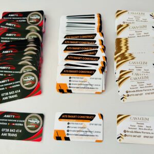 Cărți de vizită personalizate – Design profesional și print premium