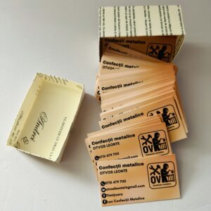 Cărți de vizită personalizate – Design profesional și print premium