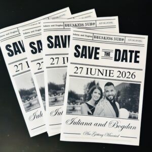 "Gazeta Evenimentului" – Invitație Unică Tip Ziar