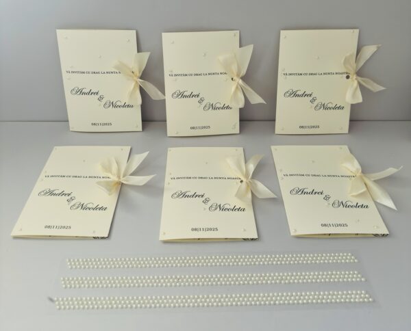 Invitatie Cărticica - Texturată - imagine 2