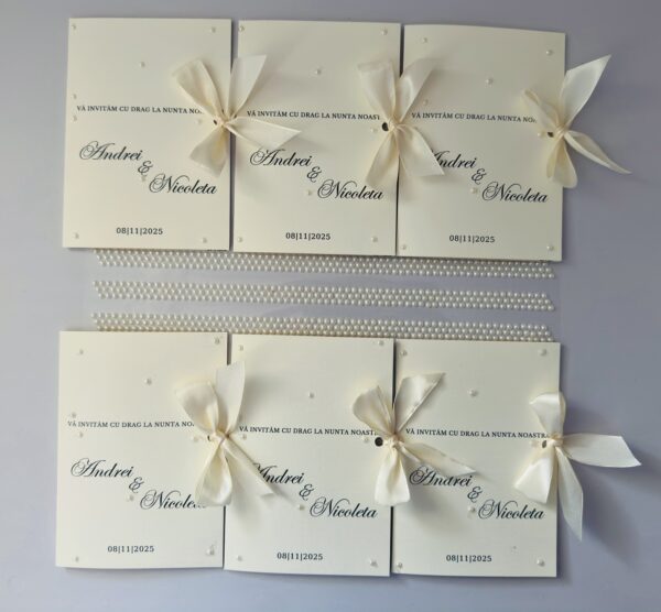 Invitatie Cărticica - Texturată