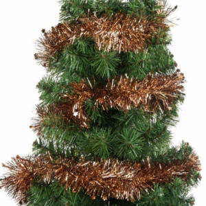 Beteala de Craciun Bronz Stele Tinsel 3m x 10cm