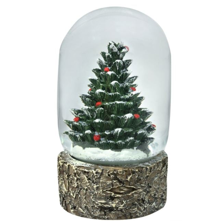 Glob de Zapada Decorativ de Craciun Brad 11cm