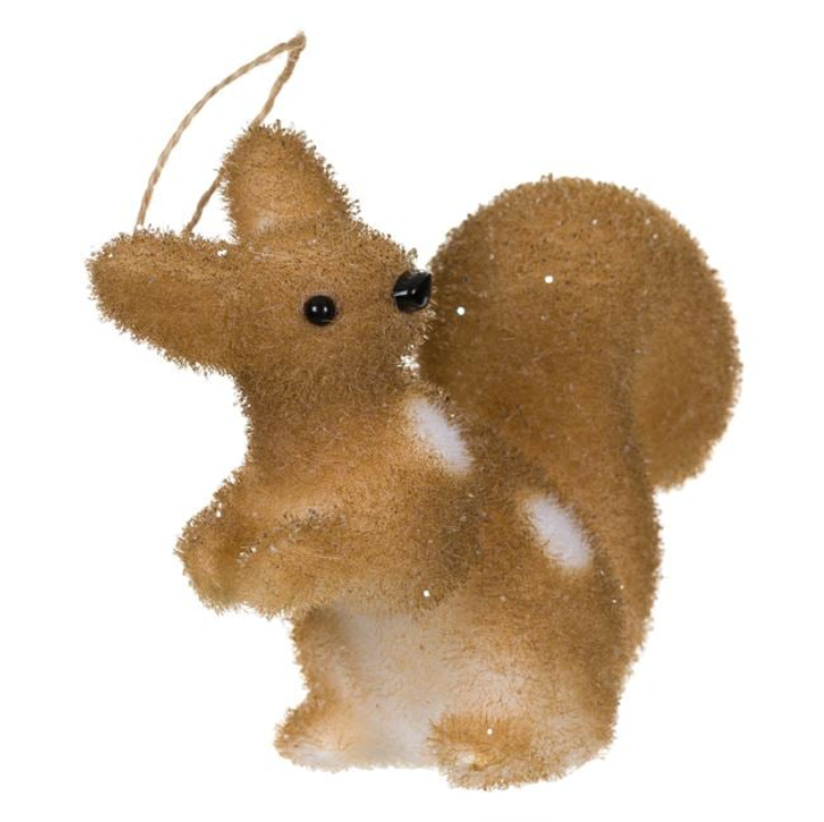 Ornament din Spuma pentru Brad de Craciun Veverita Maro 12cm