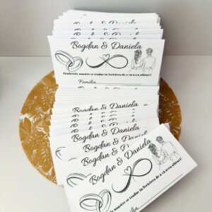 Plicuri cu tematică nuntă – personalizabile