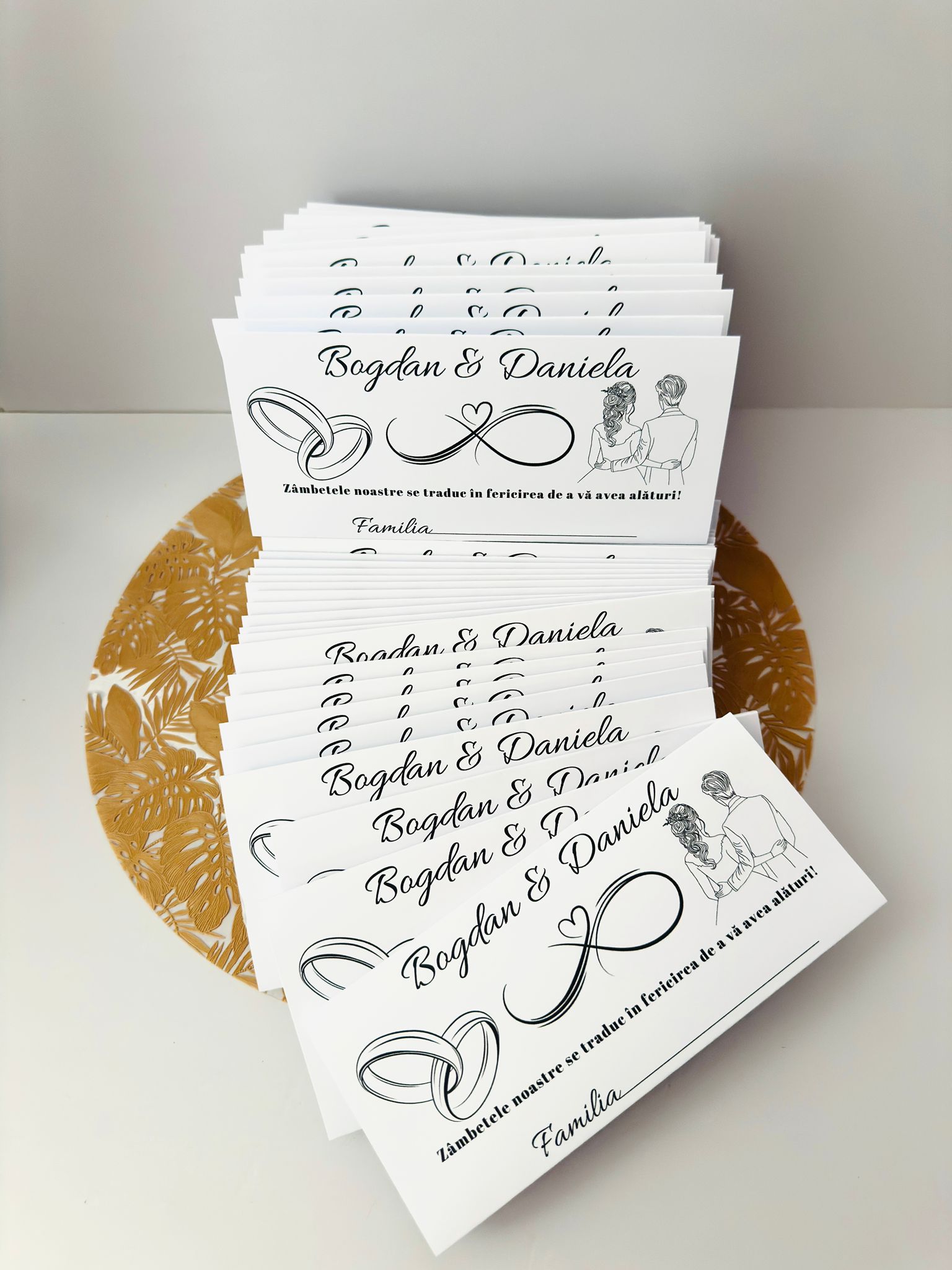 Plicuri cu tematică nuntă – personalizabile