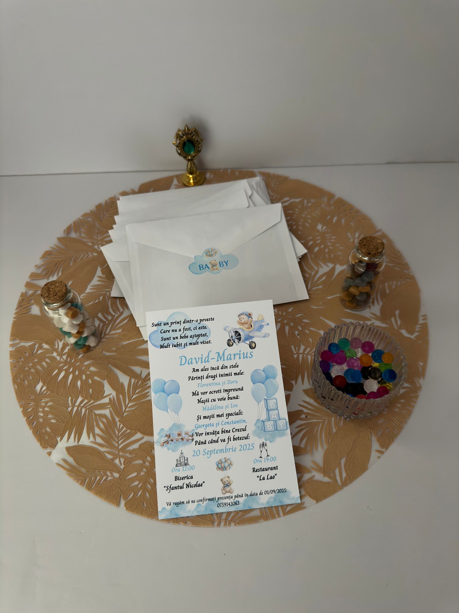 Invitați în plic C6 – Botez - imagine 7