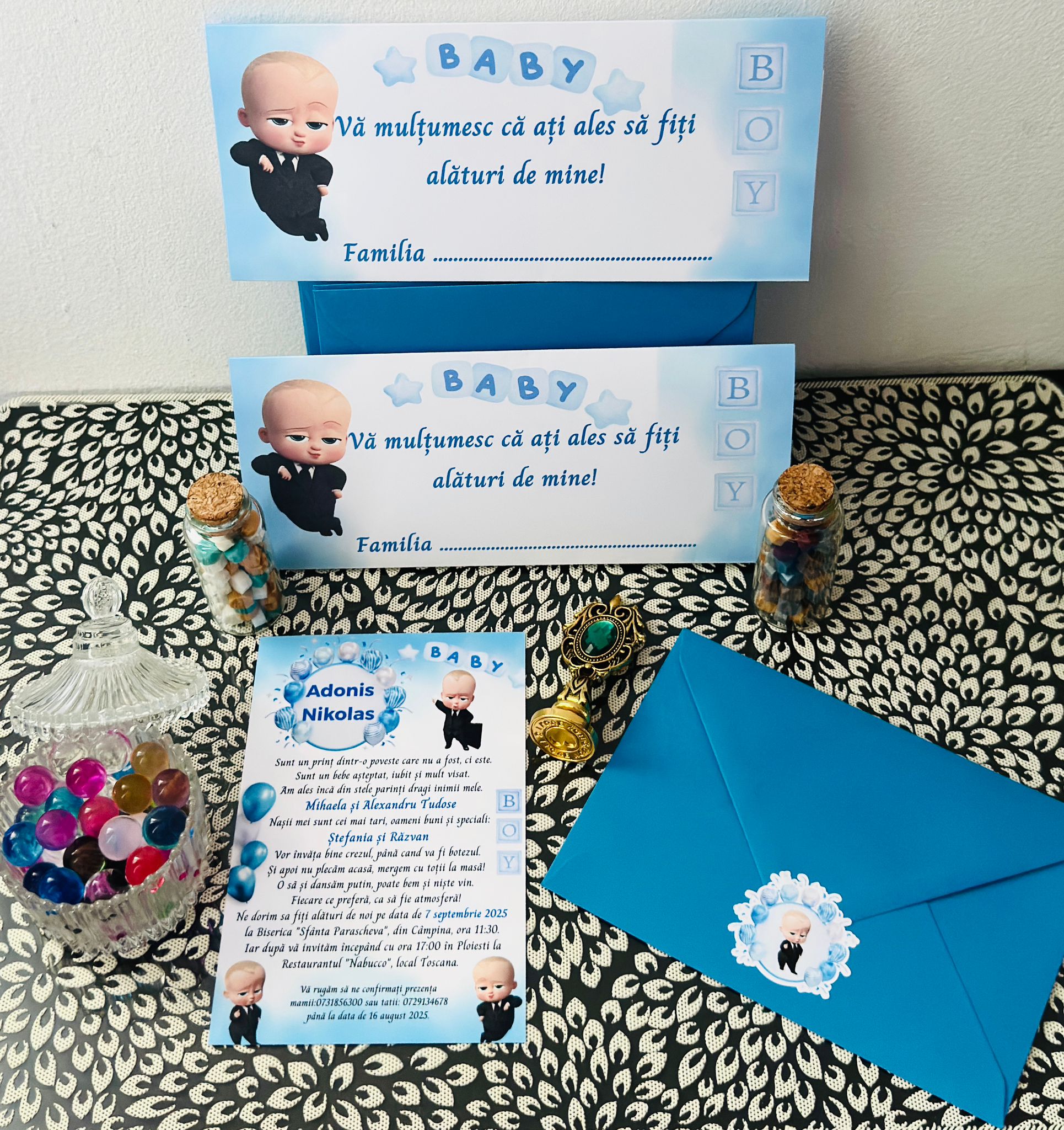 Invitați în plic C6 – Botez - imagine 6