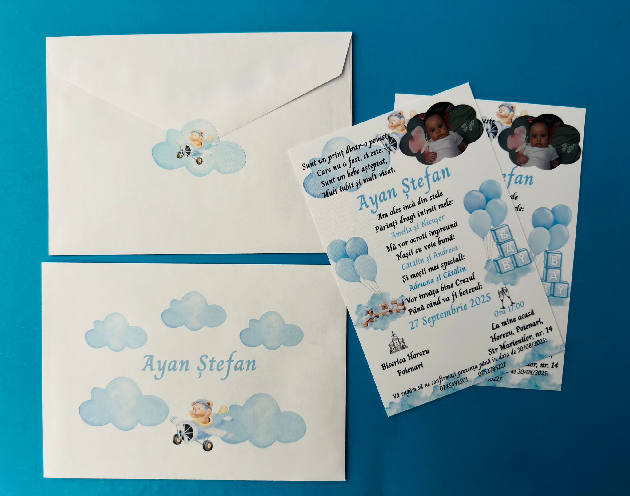 Invitați în plic C6 – Botez - imagine 4