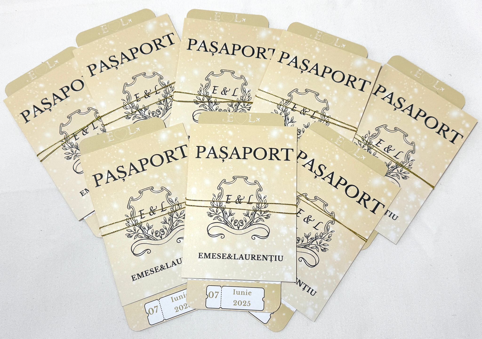 Invitație pașaport – design original pentru evenimente speciale - imagine 9