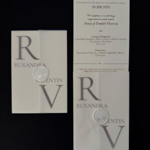 Invitații cu foaie de calc – modele variate și elegante