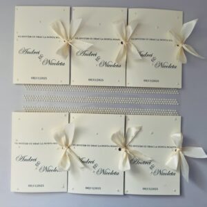 Invitatie Cărticica - Texturată