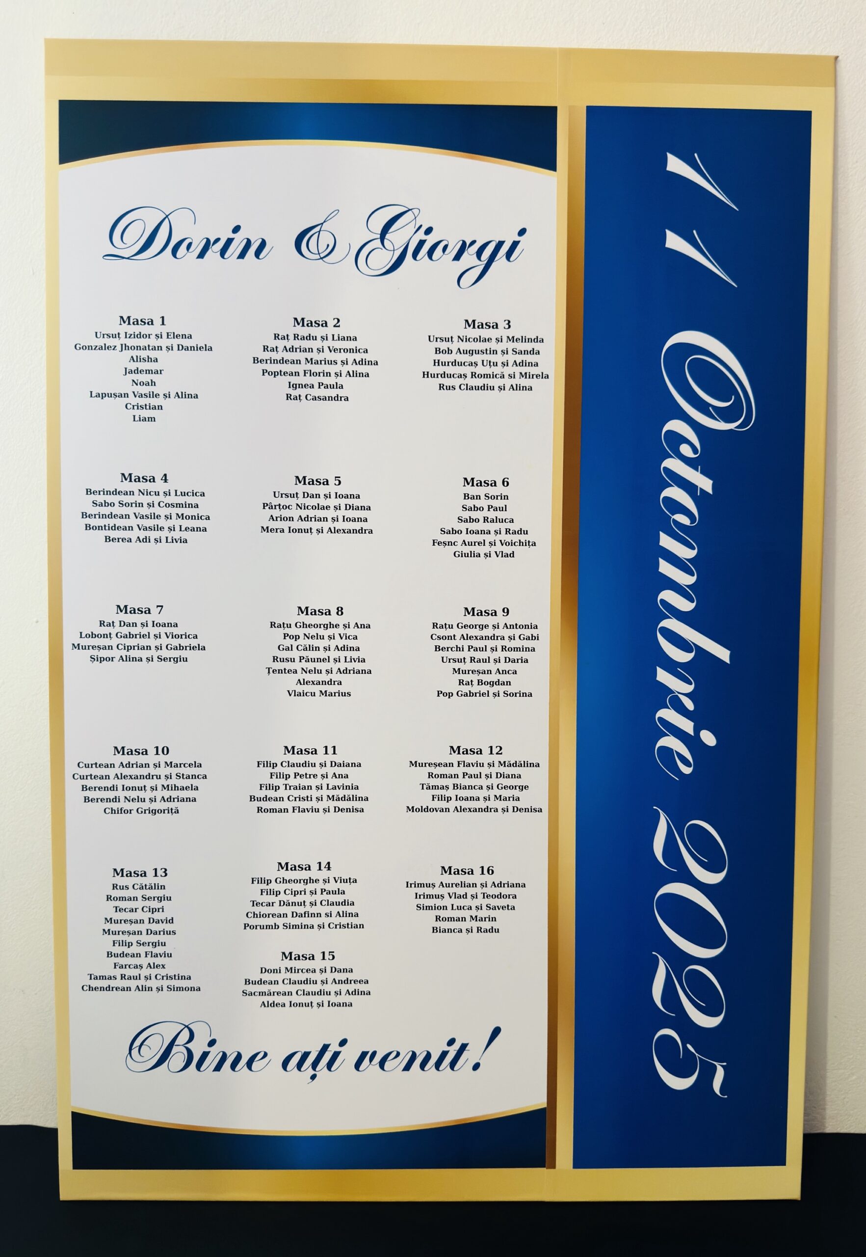 Panou aranjate invitații - personalizat - imagine 4