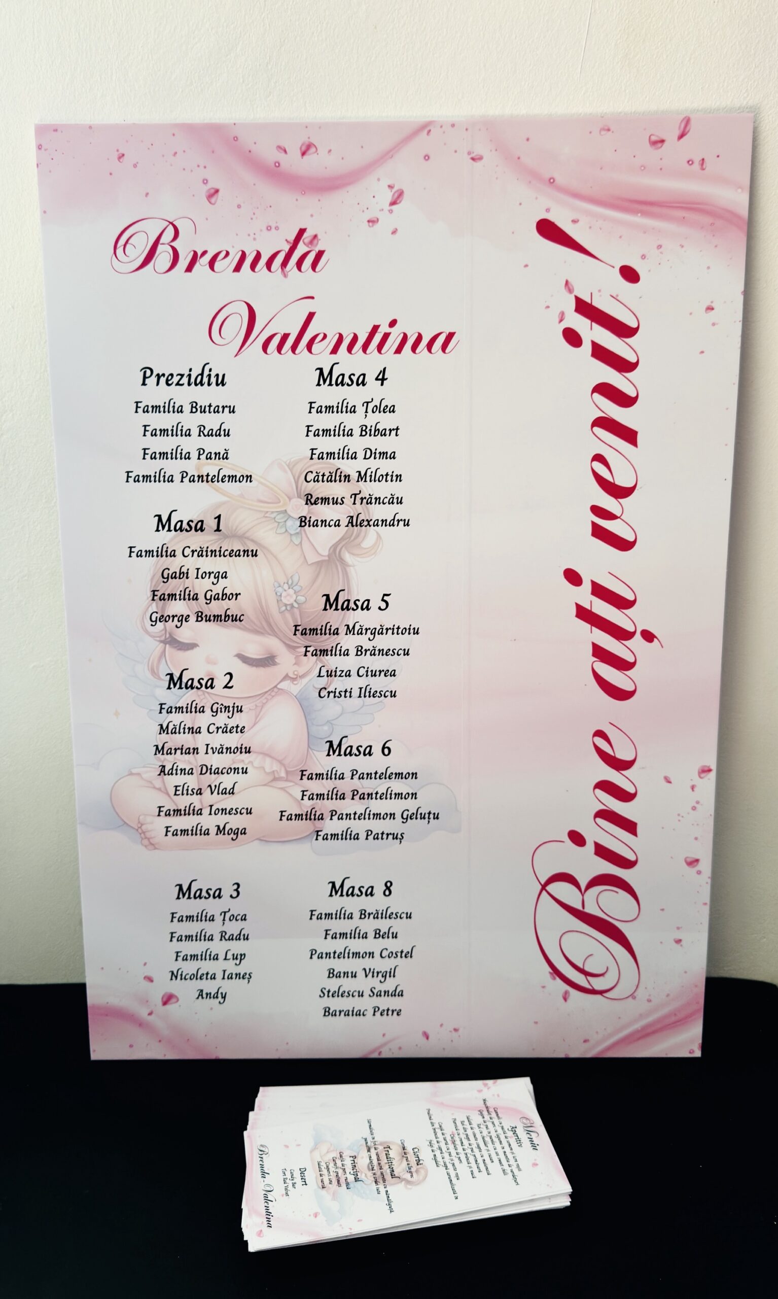 Panou aranjate invitații - personalizat - imagine 5