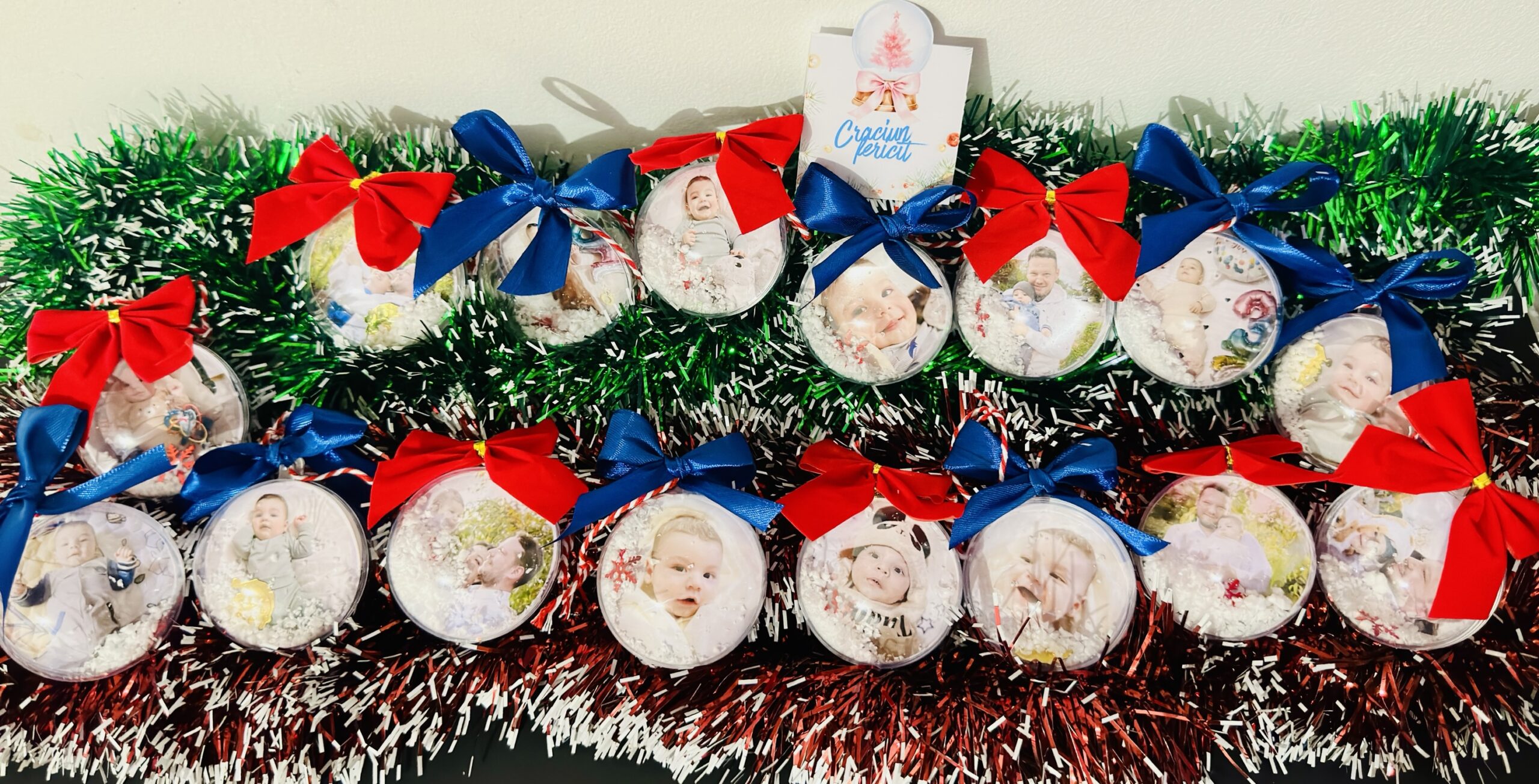 Globulețe personalizate 6 - 8 cm diametru - imagine 3