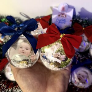 Globulețe personalizate 6 - 8 cm diametru