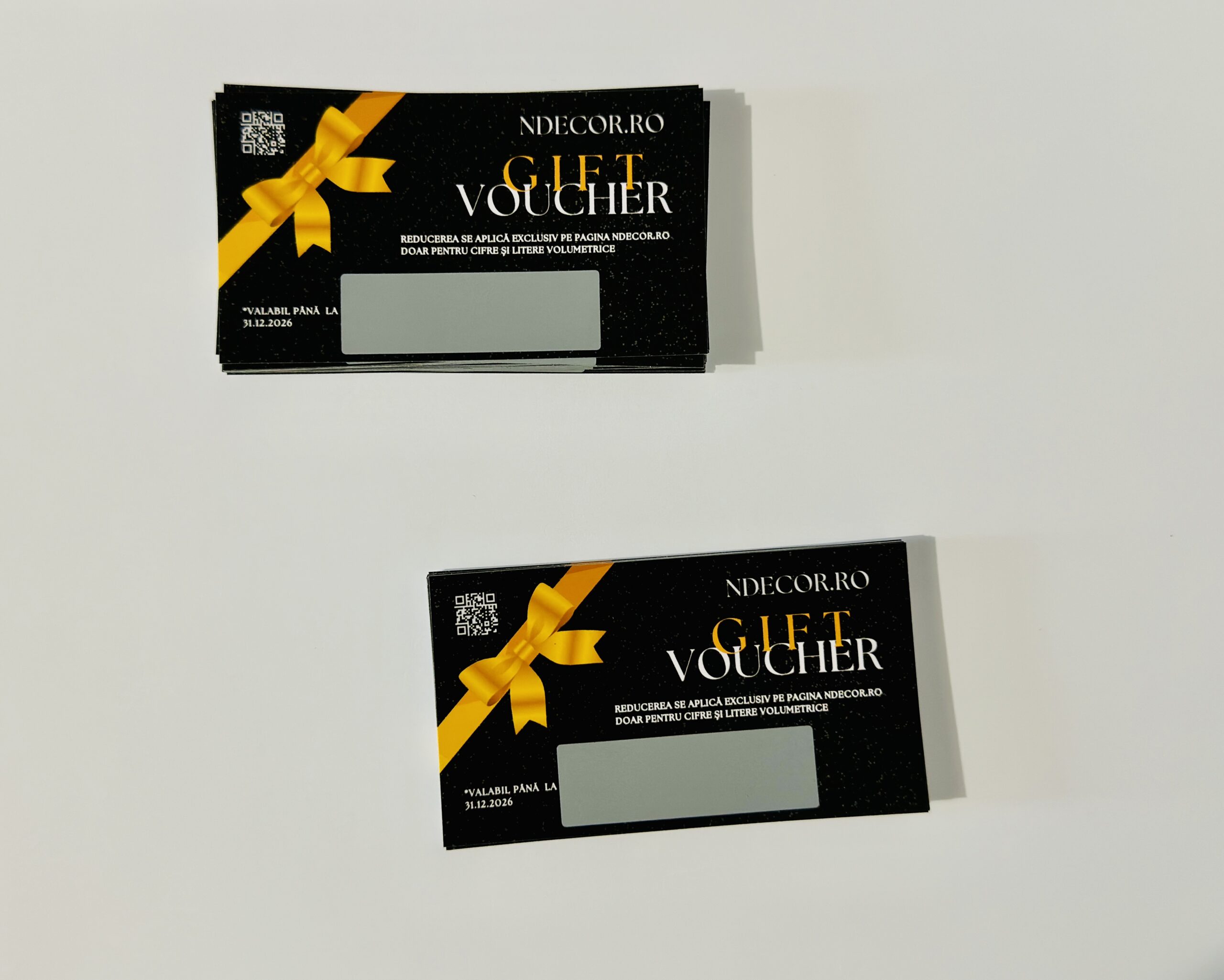 Vouchere Răzuibile Personalizate – Surprinde-ți Clienții cu un Cadou Interactiv!