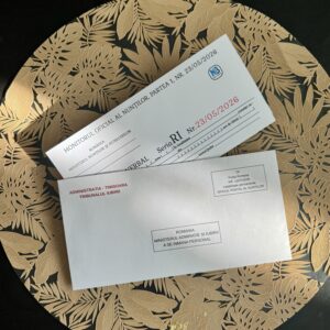 Invitație nuntă AMENDĂ - invitație nuntă stil amendă