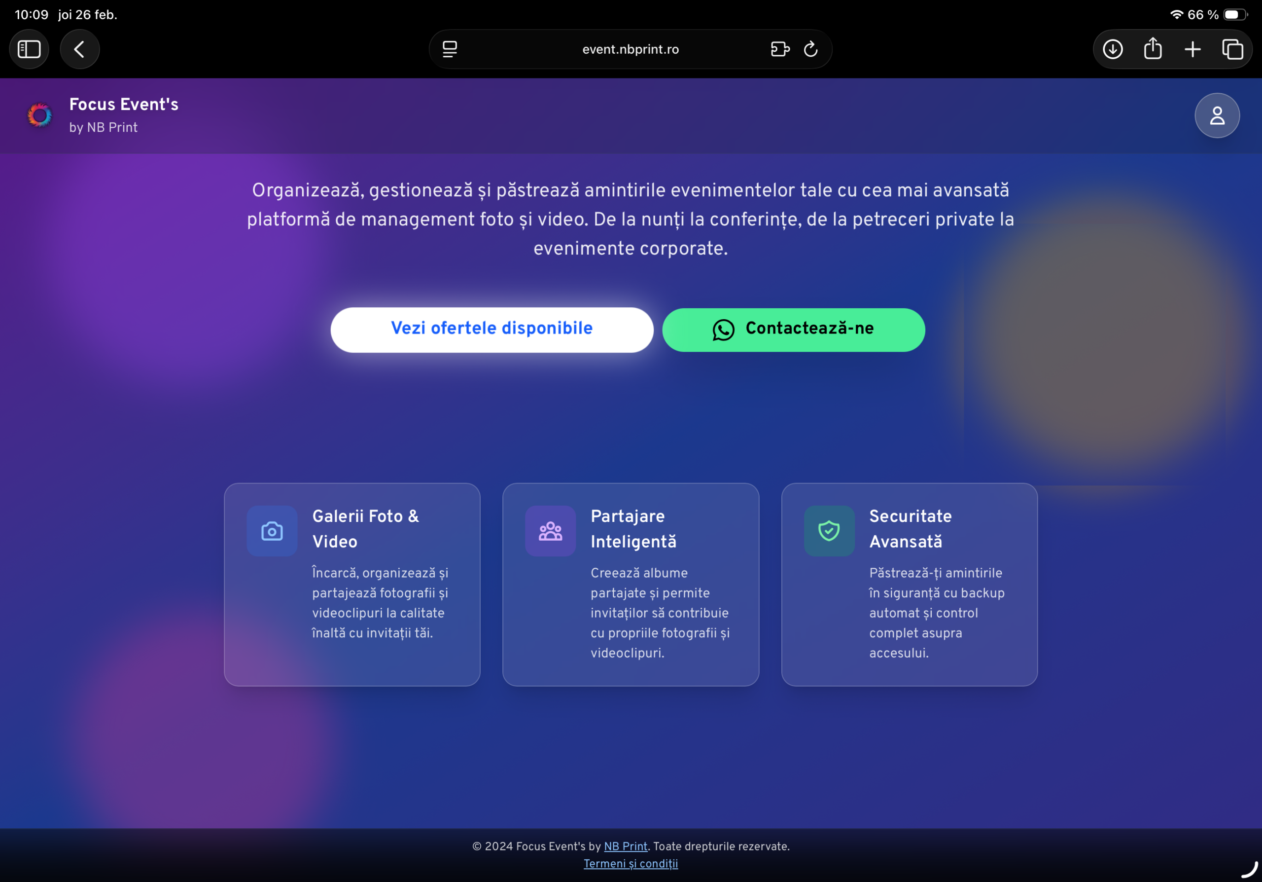 Focus Event’s - Standard