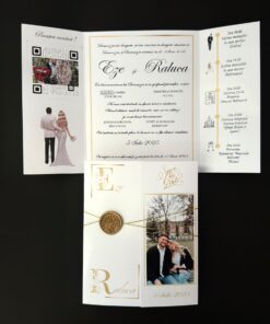 Invitație Regală cu Sigiliu și Deschidere Tip Ușă