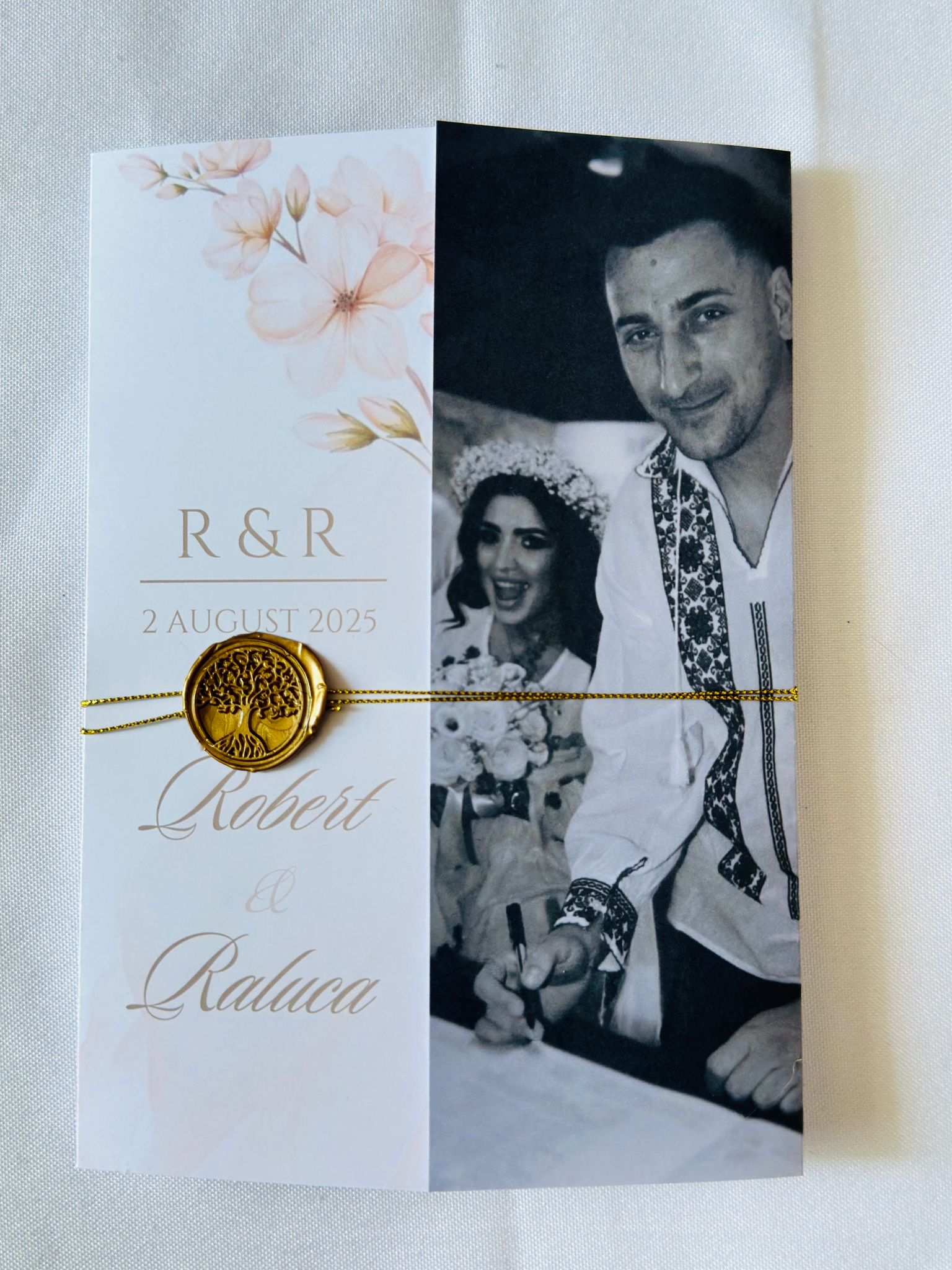 Invitație Regală cu Sigiliu și Deschidere Tip Ușă - imagine 3