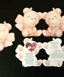 Alternative view of Invitație Tip Ursuleț pentru Botez – Plic C6