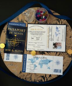 Invitație Tip Pașaport