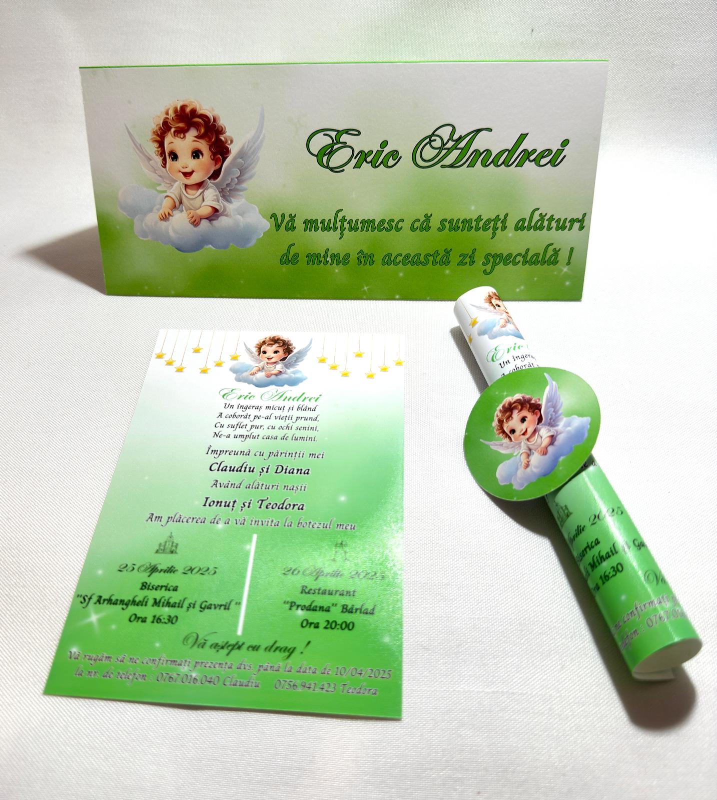 Invitație Rulată Personalizabilă - imagine 20