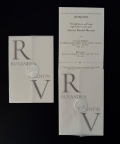 Invitații cu Foaie de Calc (Vellum)