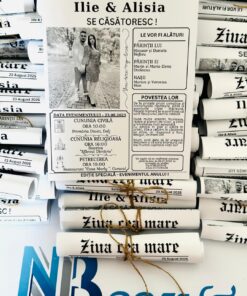 Alternative view of “Gazeta Evenimentului” – Invitație Unică Tip Ziar