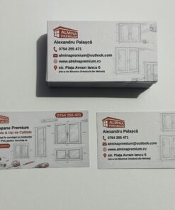 Cărți de vizită - o singura față, SET