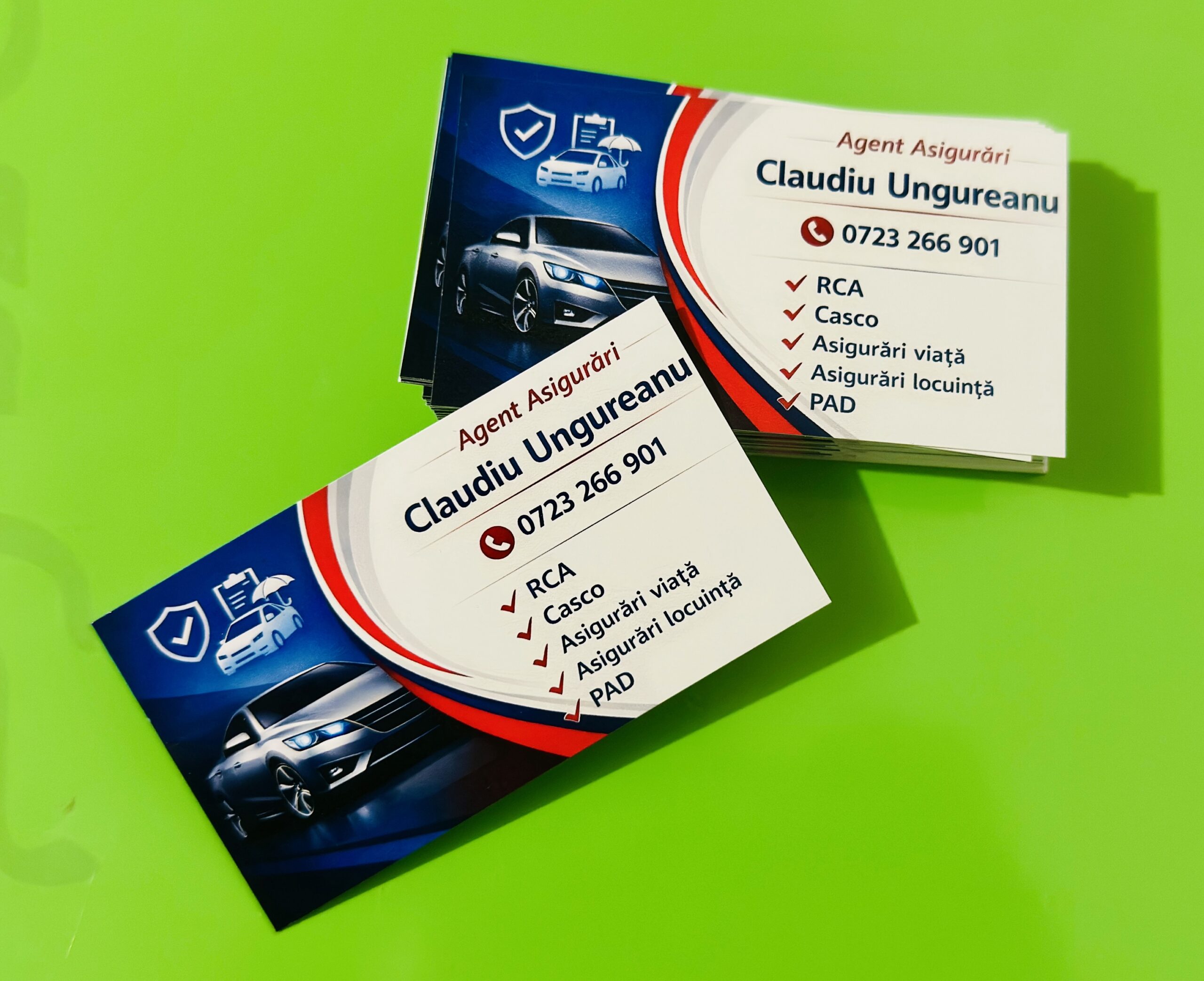 Cărți de vizită - o singura față, SET - imagine 3